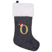 VelvetMonogram | Calza di Natale in velluto personalizzata per decorazioni natalizie 19
