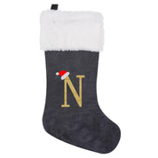 VelvetMonogram | Calza di Natale in velluto personalizzata per decorazioni natalizie 9