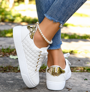 Marion | Zapatillas acolchadas de mujer con cordones