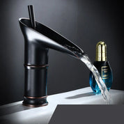 Wasserhahn | Wasserfall-Auslauf im Vintage-Look | Einhebelmischer | VintageFlow 2