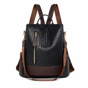 Mochila antirrobo para mujer en elegante piel vegetal