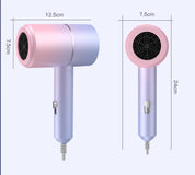 ItalianFlexDry - Foldable Ionic Hair Dryer for Summer with Compact Travel Bag