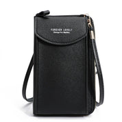 Perla | Portefeuille de voyage porte-passeport en cuir synthétique léger avec bandoulière amovible