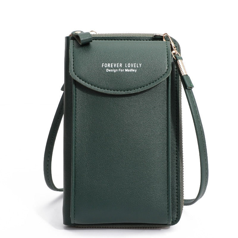 Perla | Portefeuille de voyage porte-passeport en cuir synthétique léger avec bandoulière amovible