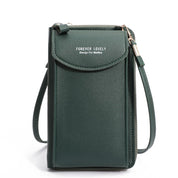 Perla | Portefeuille de voyage porte-passeport en cuir synthétique léger avec bandoulière amovible
