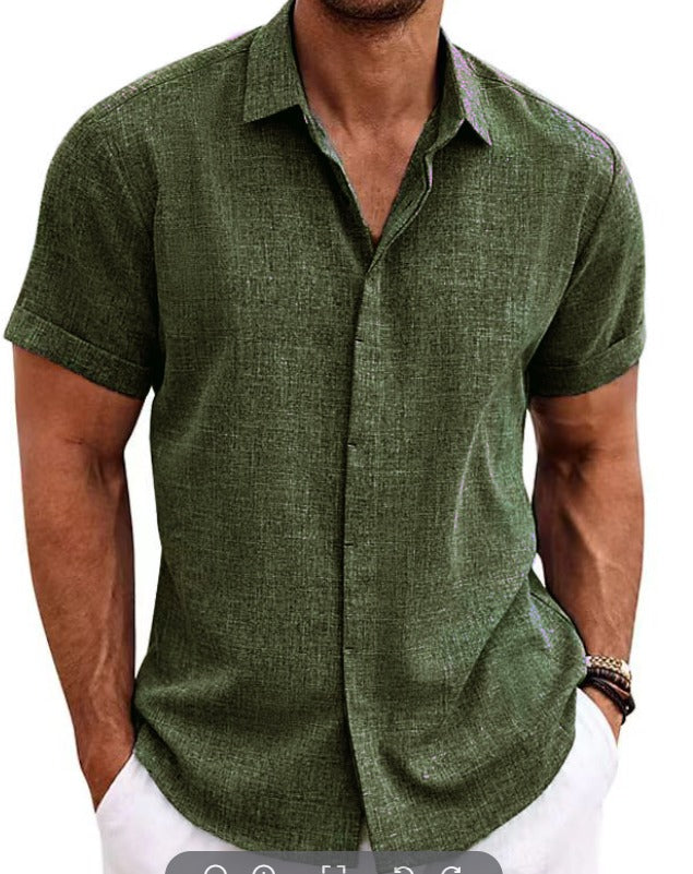 Camicia Uomo Leggera e Traspirante per Giornate Calde - Stile Casual Estivo e Comfort Assicurato