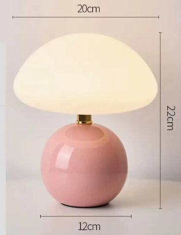 Lampada da tavolo a LED in ceramica Blush Cloud
