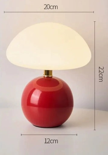 Lampada da tavolo a LED in ceramica Blush Cloud