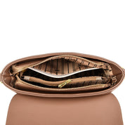 Remi | Borsa a tracolla estiva in pelle vegana | Design con patta