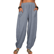 Pantaloni autunnali in lino Breezy ALOHA per uno stile e un comfort stagionale senza sforzo