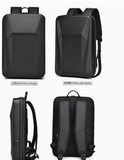 Hartschalen-Rucksack für Laptop BANGE mit TSA-Schloss