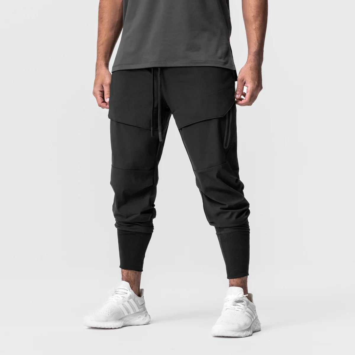 Pantaloni da Jogging Slim Estivi da Uomo con Vita Regolabile
