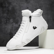 Frieda | Botines de invierno forrados para mujer de polipiel con cremallera