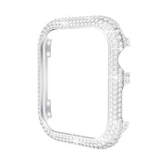 Cover in cristalli per Apple Watch, scintillante e lussuosa, compatibile con modelli recenti. Protezione elegante e glamour per smartwatch.