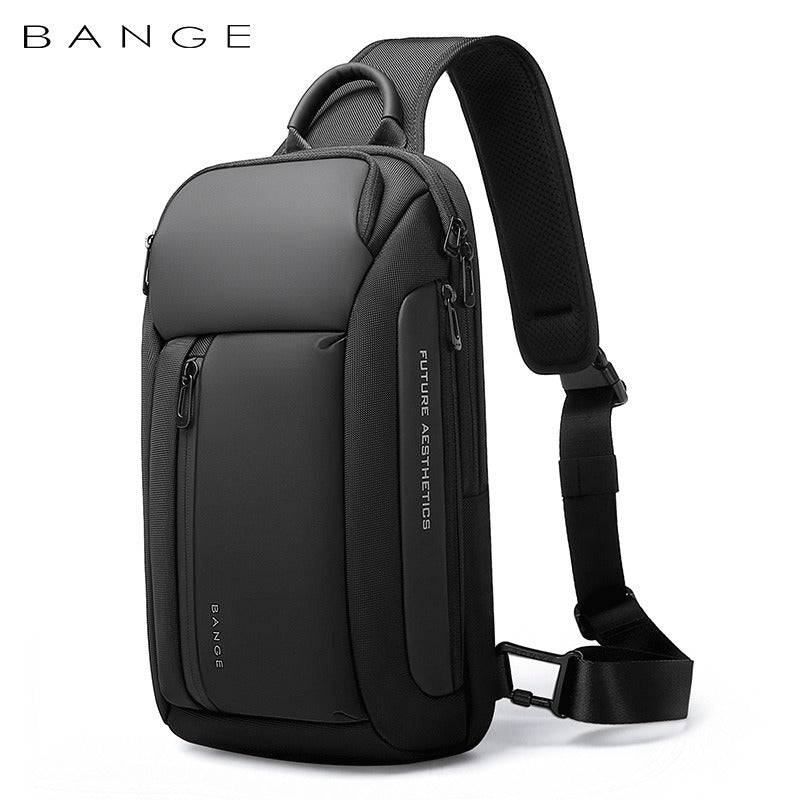 Sac à dos pour ordinateur portable BANGE Intelligent Affaires, étanche, adapté aux ordinateurs portables de 15,6 à 17,3 pouces avec port de recharge USB 3.0 pour hommes et femmes