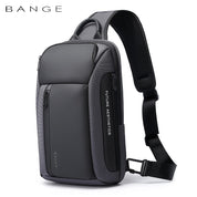Sac à dos pour ordinateur portable BANGE Intelligent Affaires, étanche, adapté aux ordinateurs portables de 15,6 à 17,3 pouces avec port de recharge USB 3.0 pour hommes et femmes