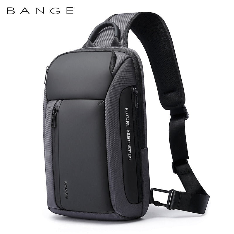 Sac à dos pour ordinateur portable BANGE Intelligent Affaires, étanche, adapté aux ordinateurs portables de 15,6 à 17,3 pouces avec port de recharge USB 3.0 pour hommes et femmes