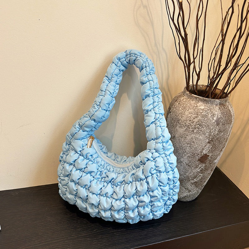 Sac bandoulière polyvalent pour femme, léger et porte-objets en nylon