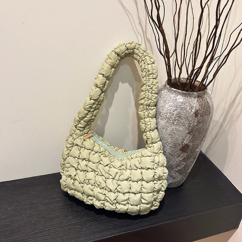 Sac bandoulière polyvalent pour femme, léger et porte-objets en nylon