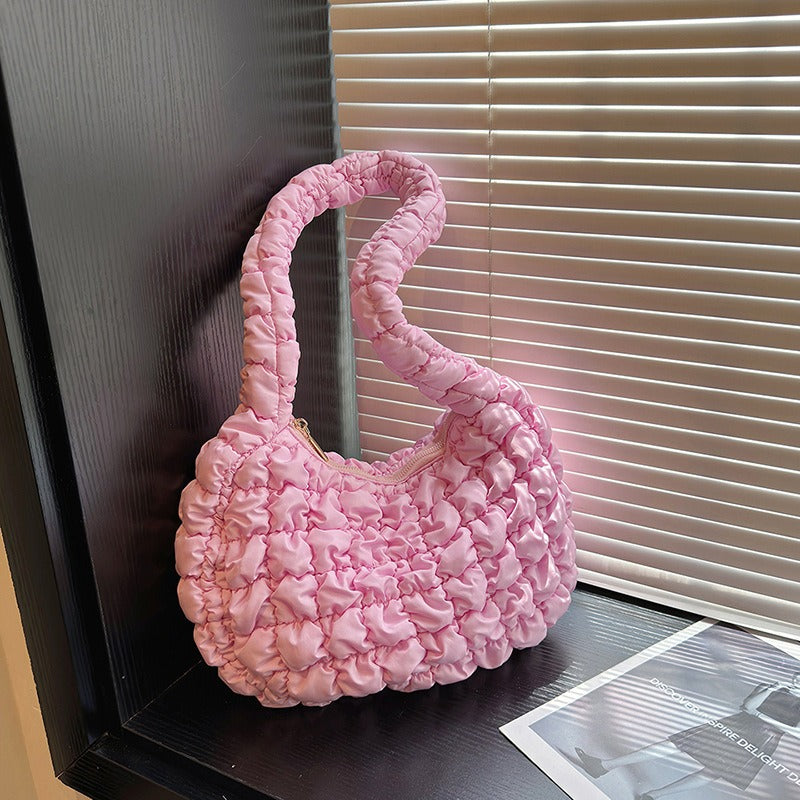 Sac bandoulière polyvalent pour femme, léger et porte-objets en nylon
