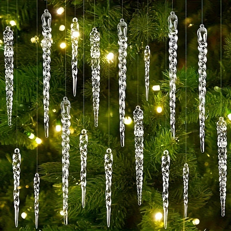 WinterGlans | Set di decorazioni natalizie trasparenti di alta qualità 1