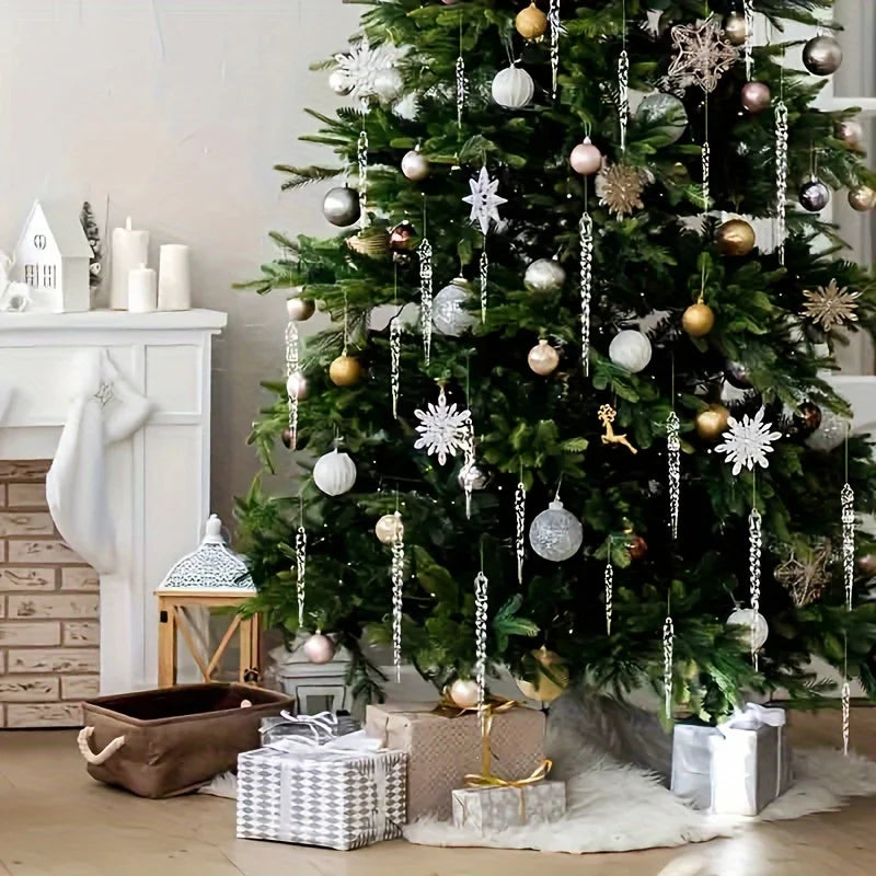WinterGlans | Set di decorazioni natalizie trasparenti di alta qualità 2