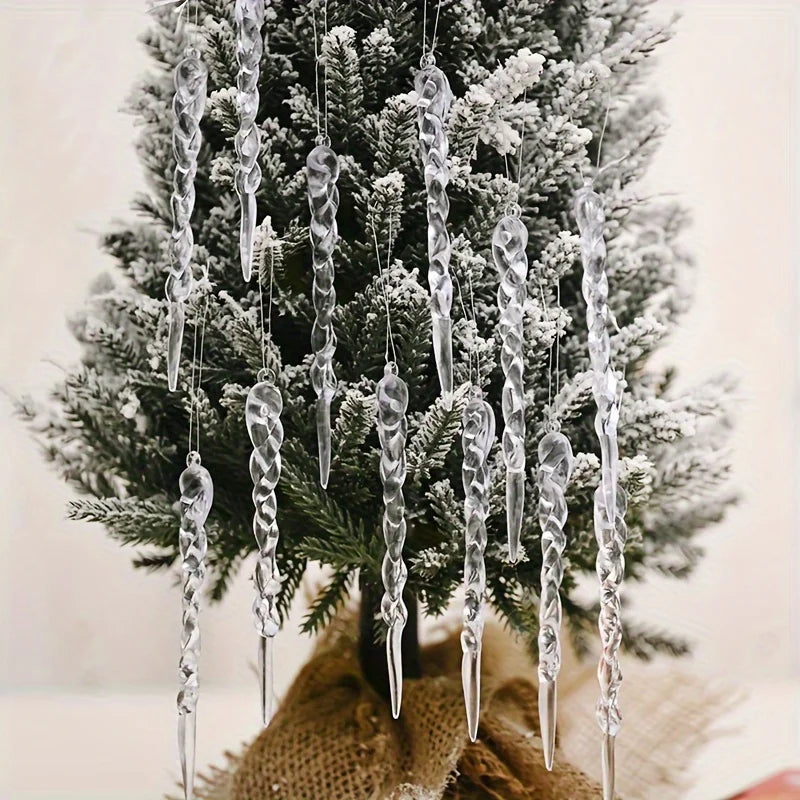 WinterGlans | Set di decorazioni natalizie trasparenti di alta qualità 4