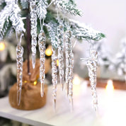 WinterGlans | Set di decorazioni natalizie trasparenti di alta qualità 5