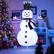 WinterGlow – Decorazione a forma di pupazzo di neve pop-up illuminato per prato o veranda 2