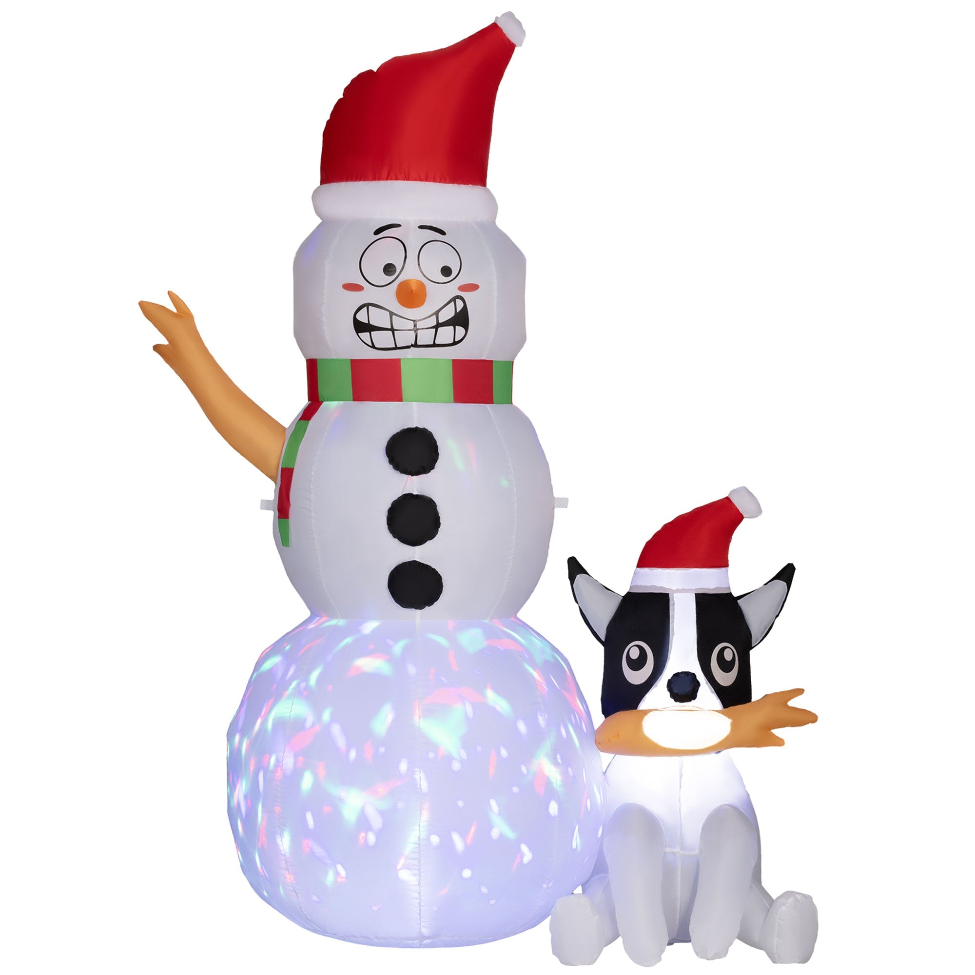 WinterPals – Decorazione natalizia gonfiabile per il giardino con luci LED 0
