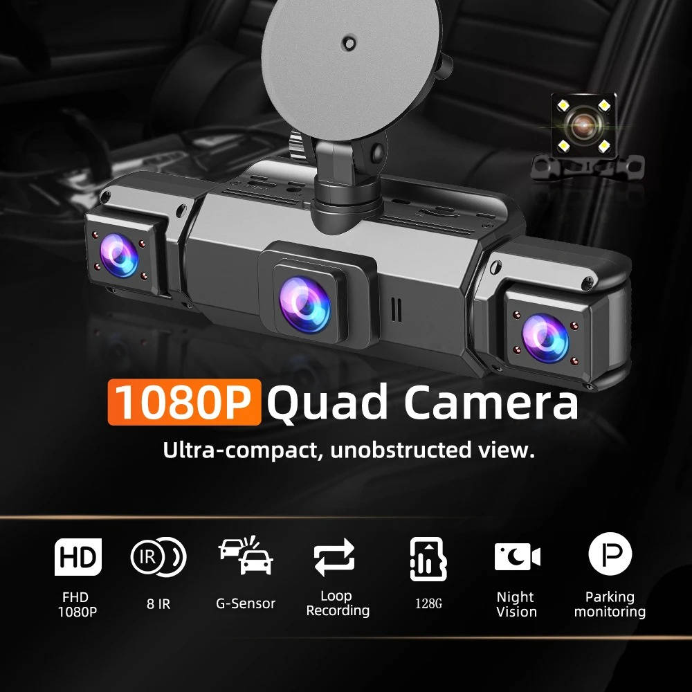 Wireless Car Dash Cam Front And Rear With Night Vision 1