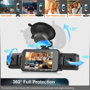 Wireless Car Dash Cam Front And Rear With Night Vision 4