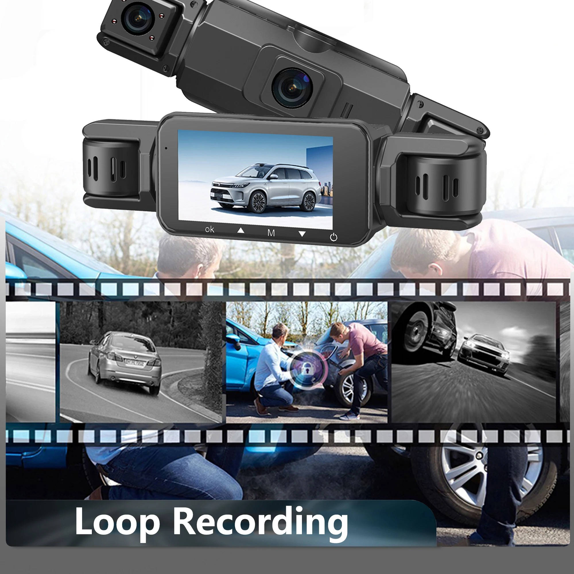 Wireless Car Dash Cam Front And Rear With Night Vision 6