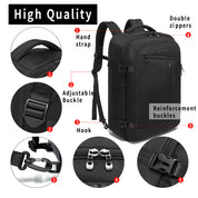 Zaino da viaggio BANGE Overnight, borsa da weekend da 40 litri con approvazione di volo FAA 1