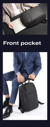 Zaino minimalista da lavoro BANGE Commuter con porta USB 8