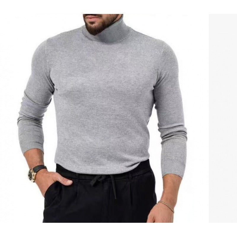 Leonardo | Maglione a Collo Alto Slim Fit