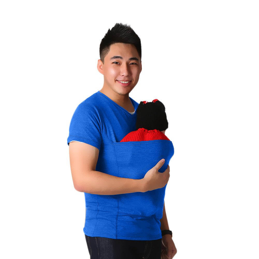 Sac ventral ergonomique pour enfants réglable en tissu respirant – Confort et soutien pour les parents en mouvement