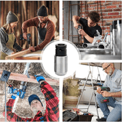 Adattatore mandrino trapano, compatibile con trapani elettrici, ideale per lavori di falegnameria e idraulica. Accessorio versatile e resistente.