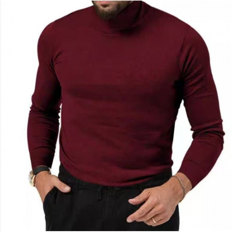 Leonardo | Jersey de cuello alto de corte entallado