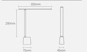 Lampada da scrivania LED pieghevole e ricaricabile