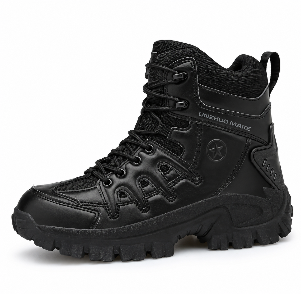 Bottes imperméables TacticalPro en véritable cuir respirant