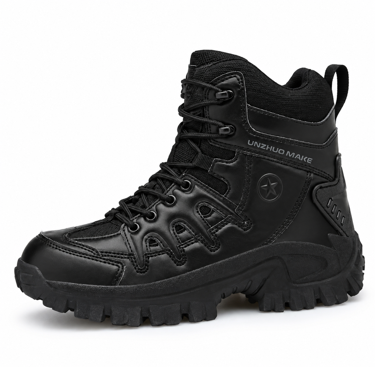 Bottes imperméables TacticalPro en véritable cuir respirant