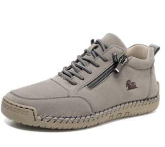 Women’s Lace-Up Shoes with Side Zip
