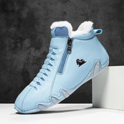 Frieda | Botines de invierno forrados para mujer de polipiel con cremallera