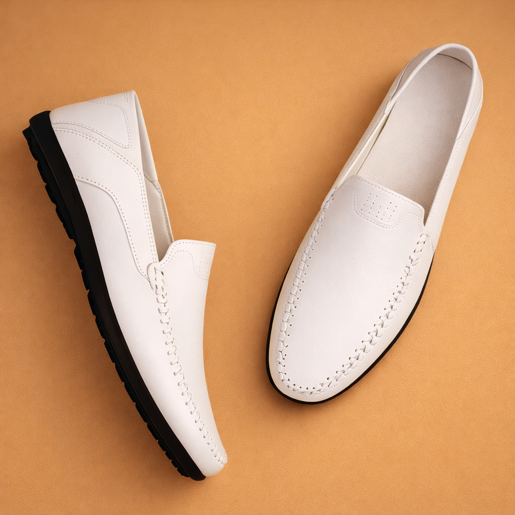 Stefano | Mocassins Slip-On Confortáveis e Respiráveis para Homem