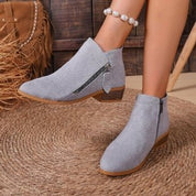 Marlene | Bottines pour femme à bout pointu et talon large