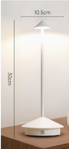 ClarityGlow Lampada da Tavolo LED Senza Fili Dimmerabile e Impermeabile
