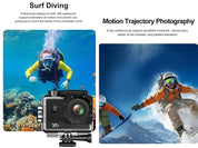 4K Ultra-HD Sportkamera – WLAN-fähig und wasserdicht für Vlogging und Outdoorsport
