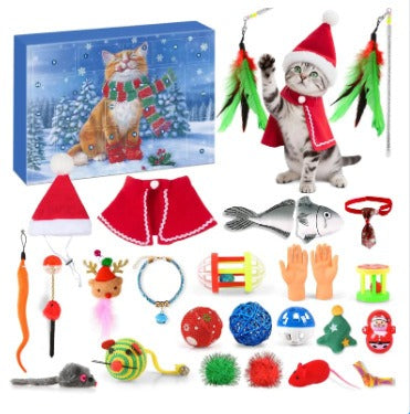 FelineFest | Interactieve adventskalender voor katten met speelgoed en smakelijke traktaties