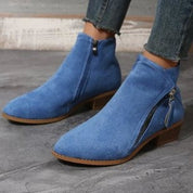 Marlene | Bottines pour femme à bout pointu et talon large